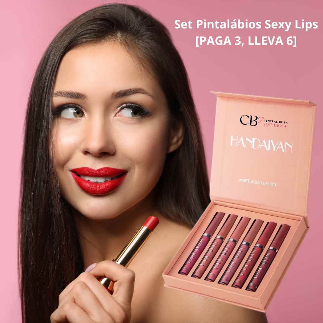 [PAGA 3, LLEVA 6] Set Pintalábios Sexy Lips® Premium