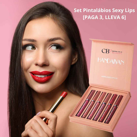 [PAGA 3, LLEVA 6] Set Pintalábios Sexy Lips® Premium