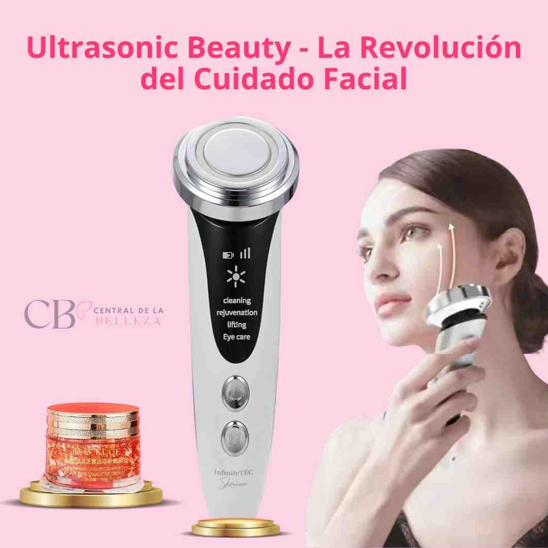 Ultrasonic Beauty  Masajeador Facial + Regalo Crema Antienvejecimiento Dragon