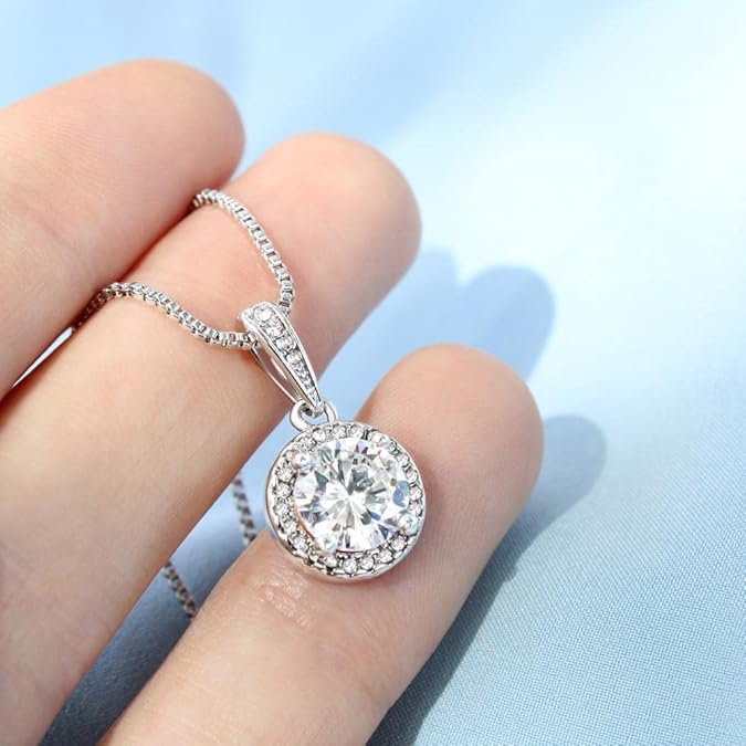 Collar con colgante de diamante | Brillante