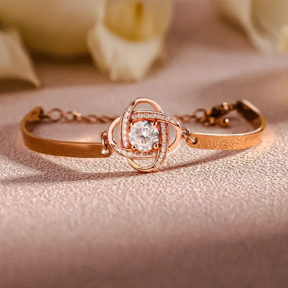 Pulsera Trébol de Cuatro Hojas - Amuleto de Suerte
