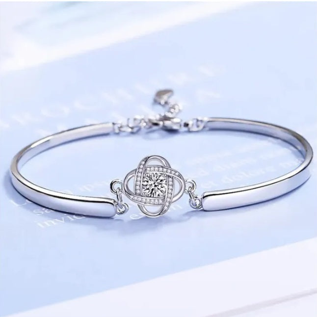 Pulsera Trébol de Cuatro Hojas - Amuleto de Suerte