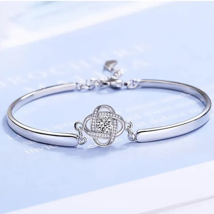 Pulsera Trébol de Cuatro Hojas - Amuleto de Suerte