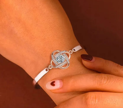 Pulsera Trébol de Cuatro Hojas - Amuleto de Suerte