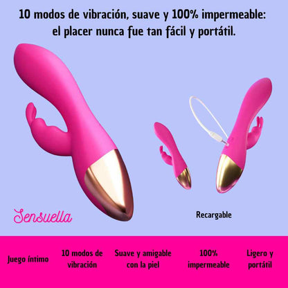 Vibrador Erótico Sensuella - Estimulador de Clítoris y Punto G