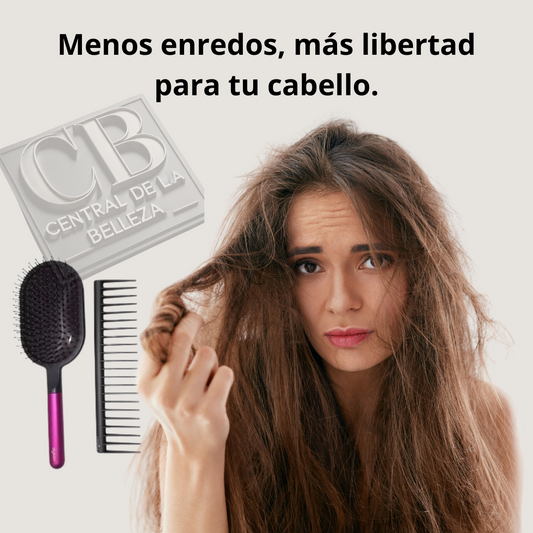 Kit de cepillo y peine desenredante