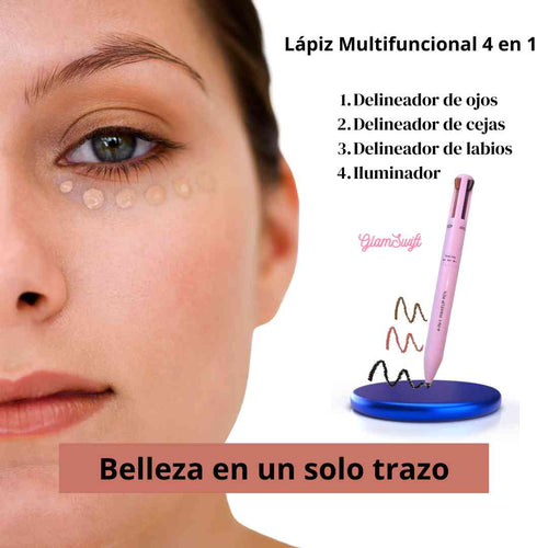 Lápiz de Maquillaje Multifuncional 4 en 1 - GlamSwift