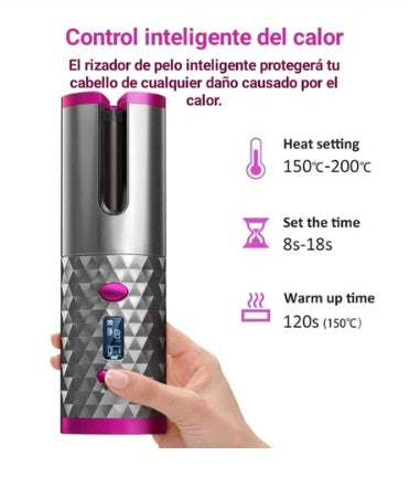 Rizador Automático Inalámbrico | Rizos Perfectos en Segundos